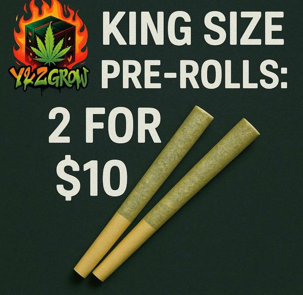 King Size Pre-Roll: Lemon Cherry Bubblegum (Hybrid) 2 PACK