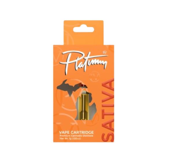 Platinum Cartridge Poppin Peach 1g