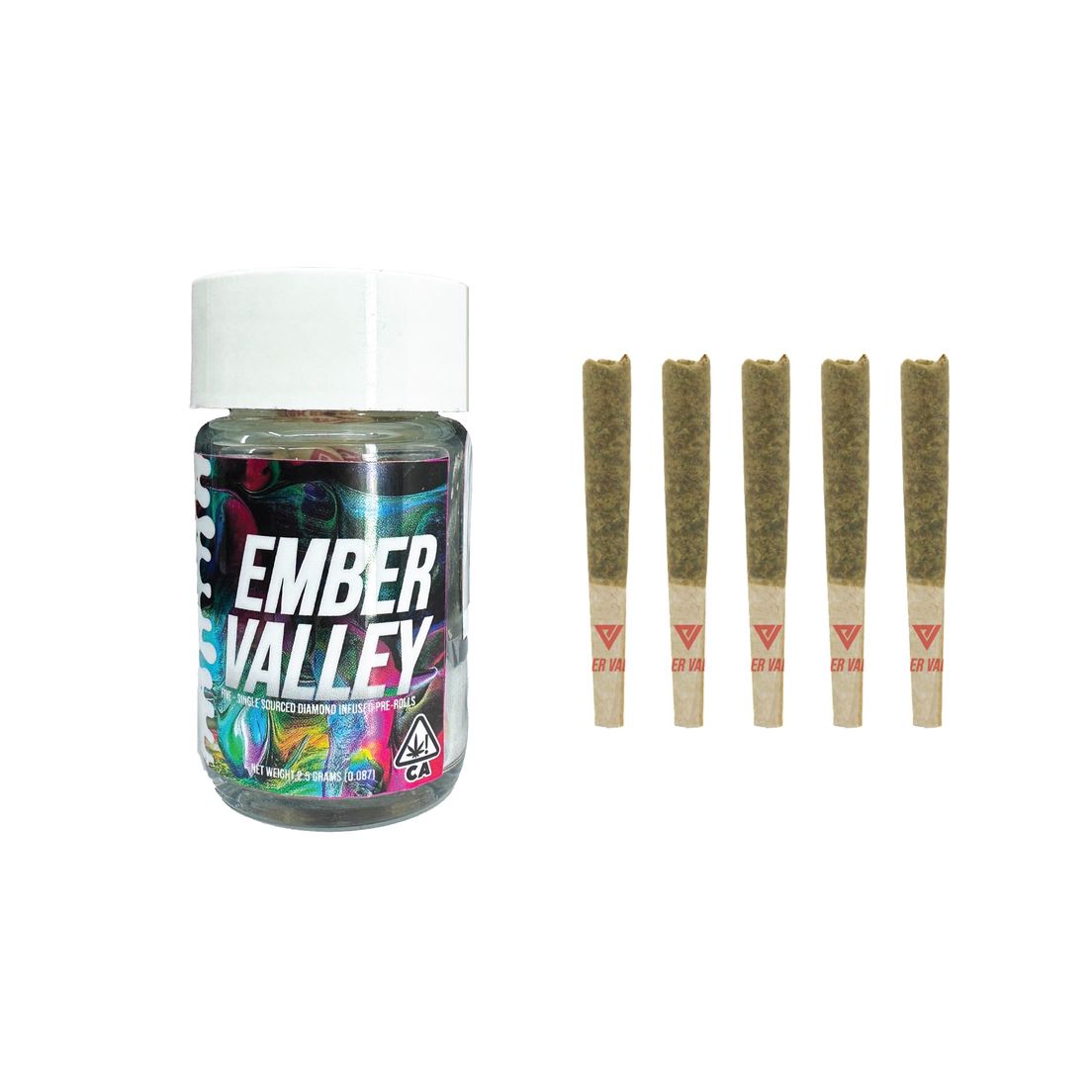 Ember Valley Infused Pre-roll Pack Gelato Pie 2.5g