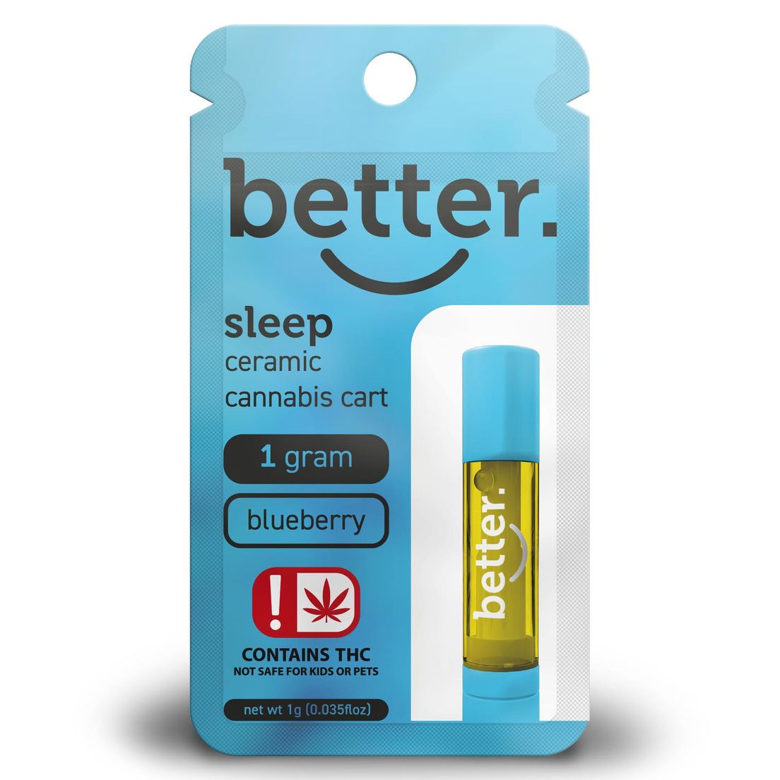 BETTER SLEEP BLUEBERY CART 1G
