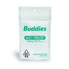 Buddies Brand - Soft Gels - THC 25mg - 4ct