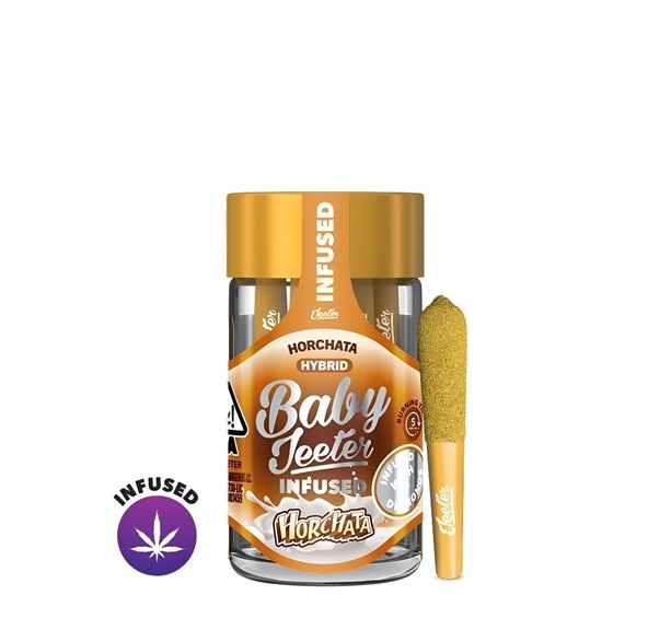 Jeeter | Baby | Quad Infused | Prerolls | 5 x .5g | Horchata