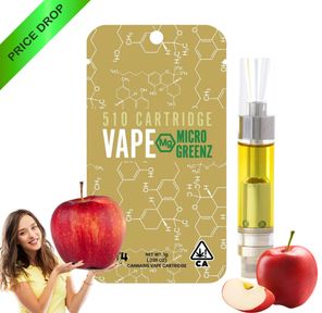 Micro Greenz | Vape Cartridge | 1g | H | Apple Fritter