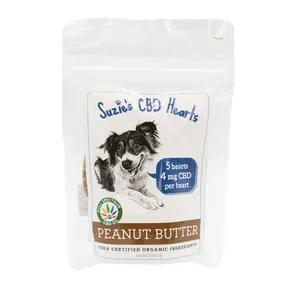 Suzie's Organic 4mg CBD Pet Treats, 5ct - Peanut Butter