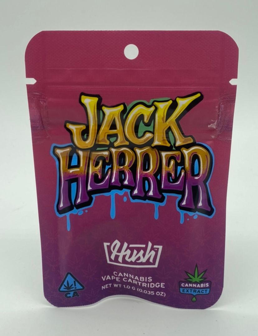 Jack Herer (sativa) - 1g Cartridge (THC 92%) by HUSH **Buy 2 for $50**