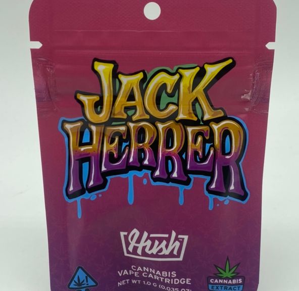Jack Herer (sativa) - 1g Cartridge (THC 92%) by HUSH **Buy 2 for $50**