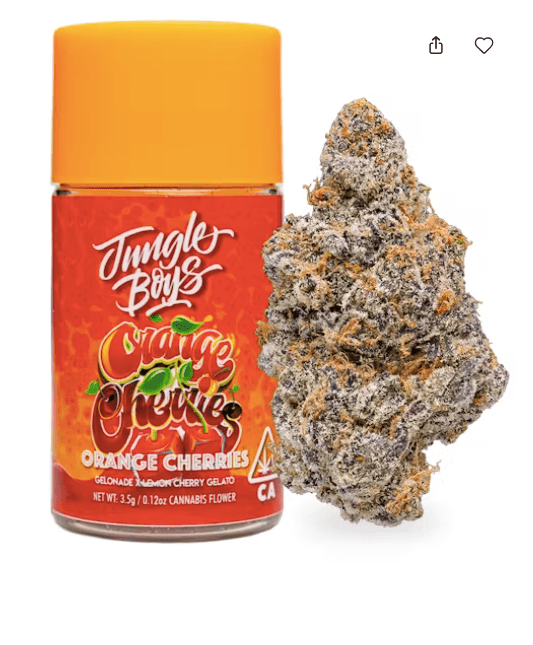 Jungle Boys - Orange Cherries - 3.5g Jar