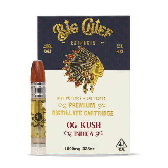 Big Chief THC Cartridge 1G - OG Kush