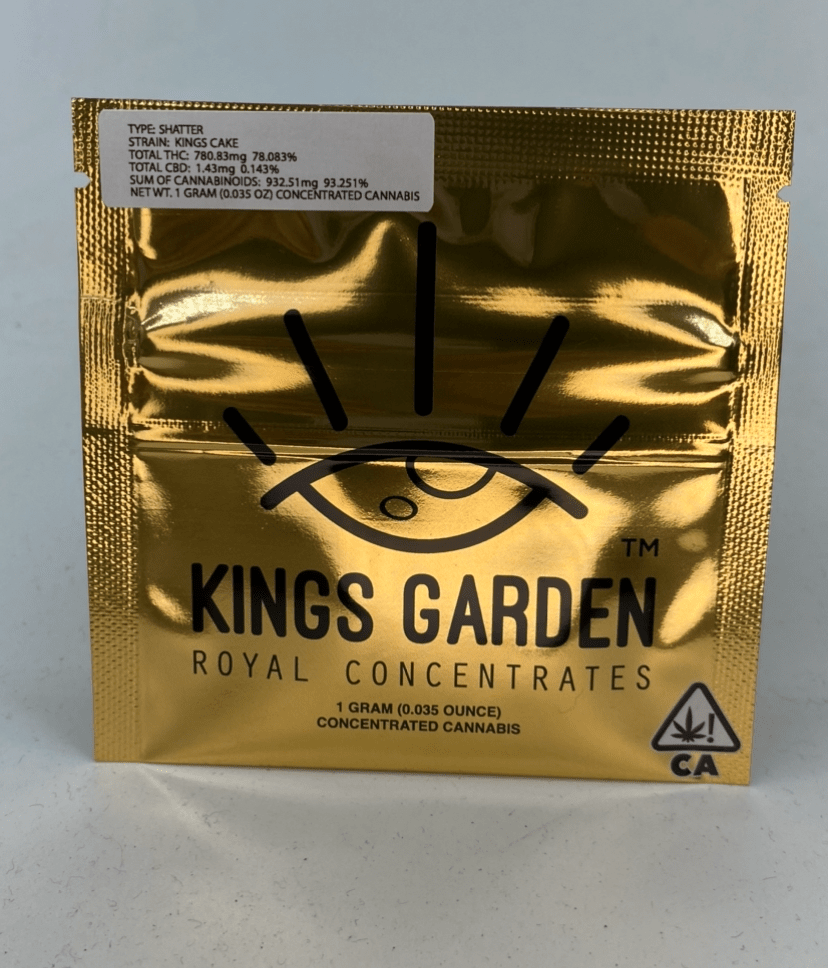 King's Cake - 1g Live Shatter (THC 78%) by King's Garden