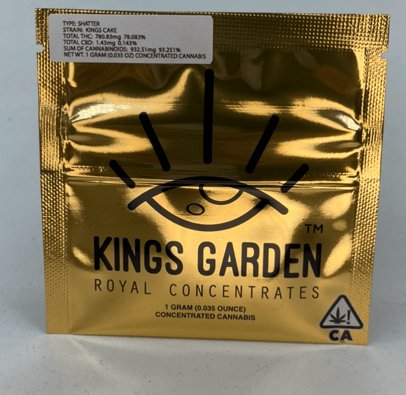King's Cake - 1g Live Shatter (THC 78%) by King's Garden