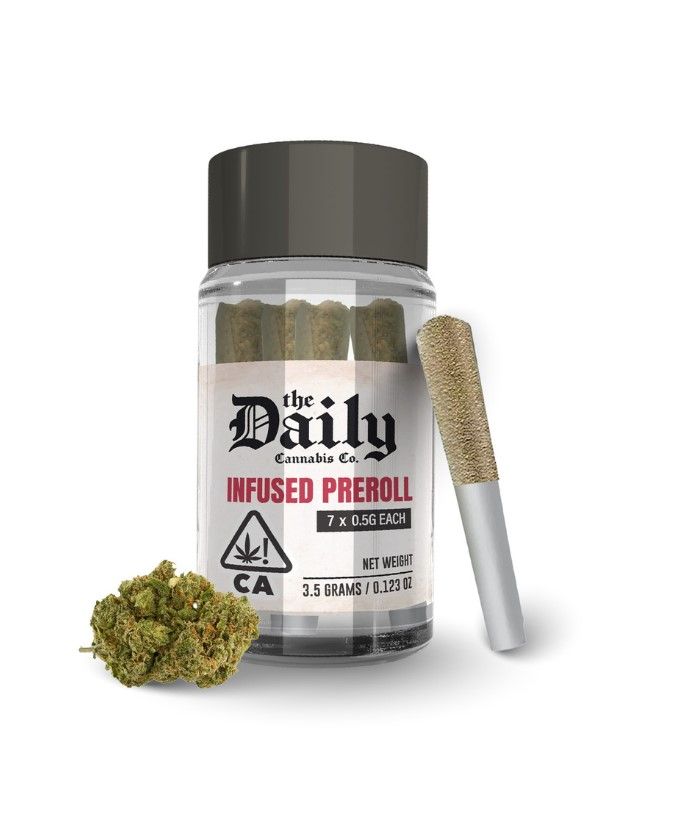 The Daily Infused Pre-roll 7pk Sour Tangie 3.5g