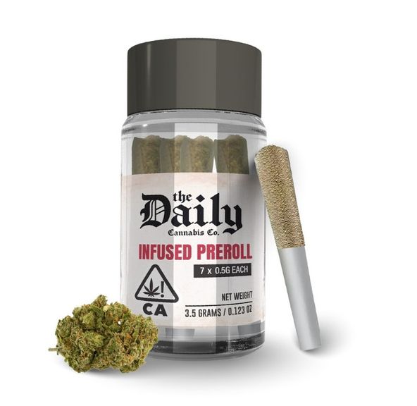The Daily Infused Pre-roll 7pk Sour Tangie 3.5g