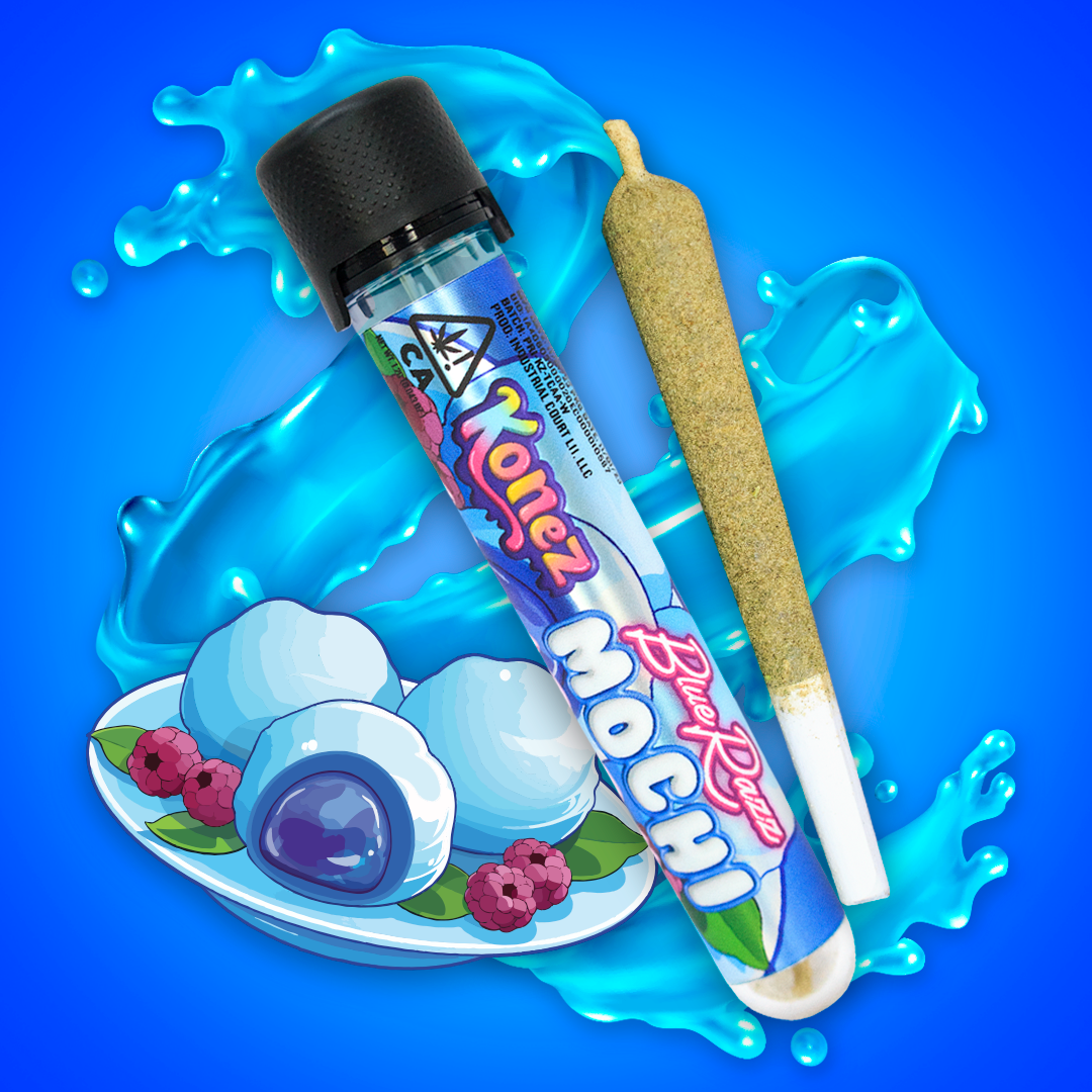 KONEZ Blue Razz Mochi Pre Roll 1.2g