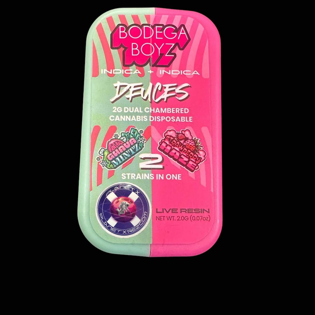 Bodega Boyz 2G Deuces - Guava Mints x Strawberry Haze