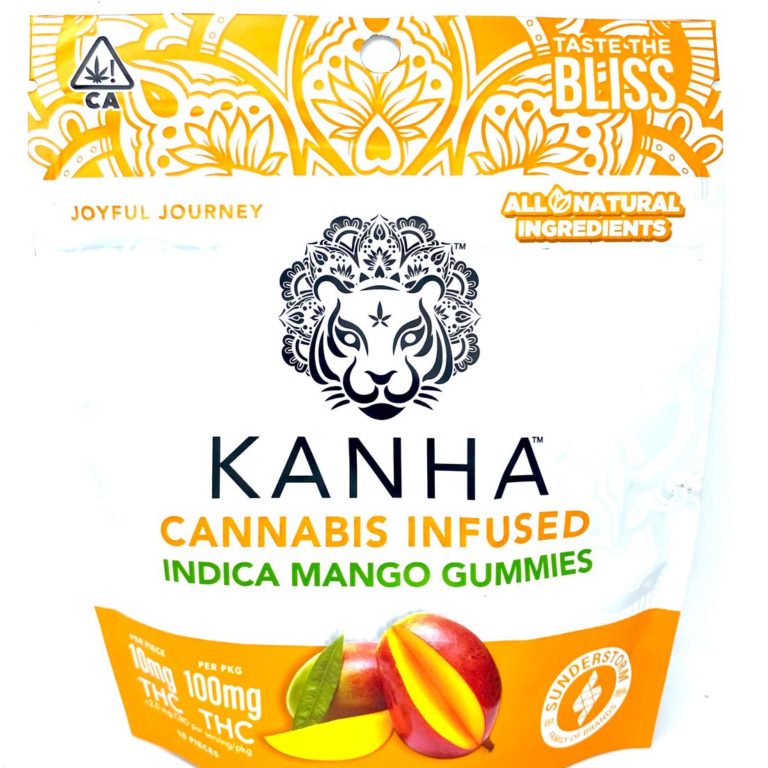 B2G1! - Kanha - Gummies - Mango - Indica! - 100mg