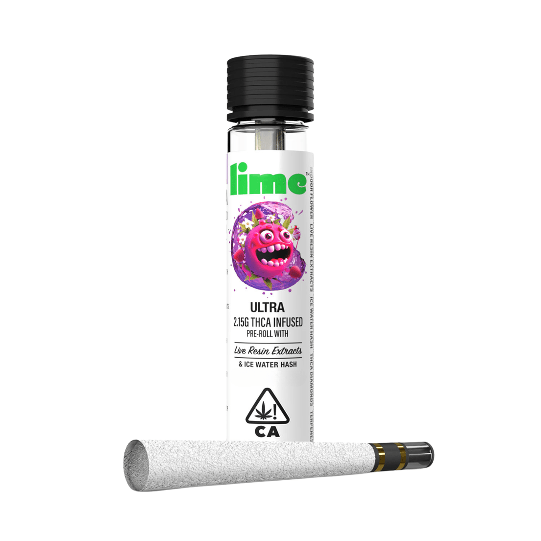 Lime | Infused Preroll | 2.15g | Ultra | Mandarin Cookies