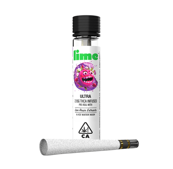 Lime | Infused Preroll | 2.15g | Ultra | Mandarin Cookies