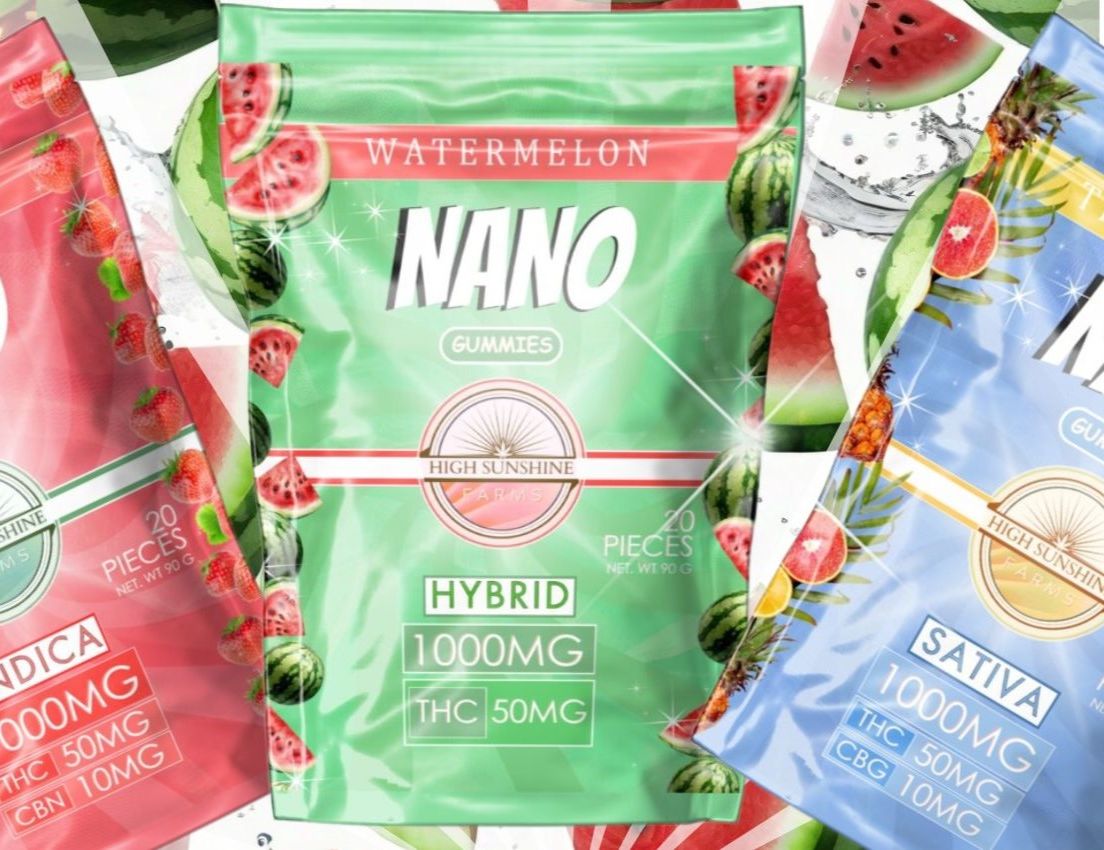 HIGH SUNSHINE FARMS 1000MG NANO GUMMIES