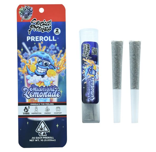 Smoken Promises Pre-roll 2pk Midnight Lemonade 1g