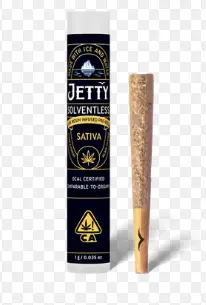 Jetty Solventless Infused Pre-roll Sour Strawberry x Strawnana Mac 1g
