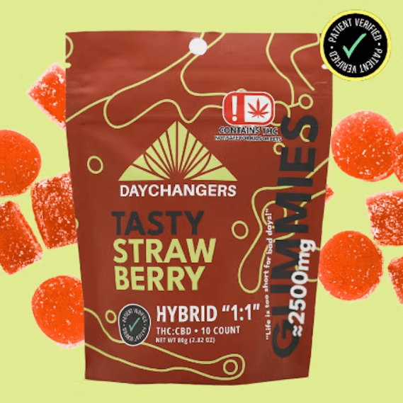 2500mg THC Gummy - Tasty Strawberry