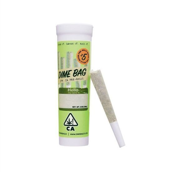 Dime Bag Pre-roll Pack Monterey Fog 2.5g