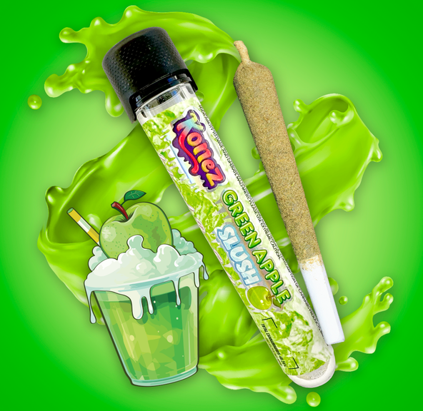 KONEZ Green Apple Slush Infused Pre Roll 1.2g