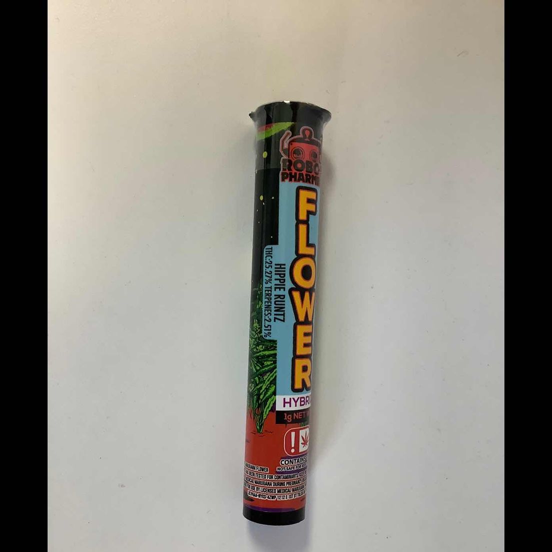 Robot Pharmer 1g preroll Hippie Runtz