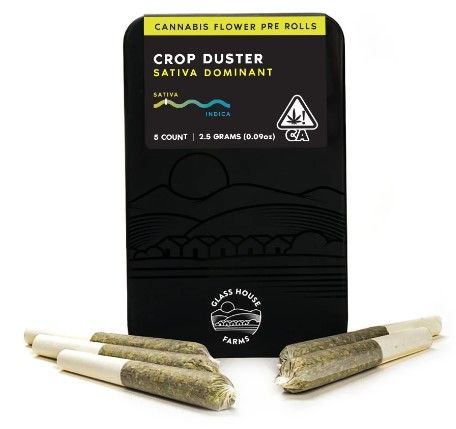 [Glass House] Preroll 5 Pack - 2.5g - Crop Duster