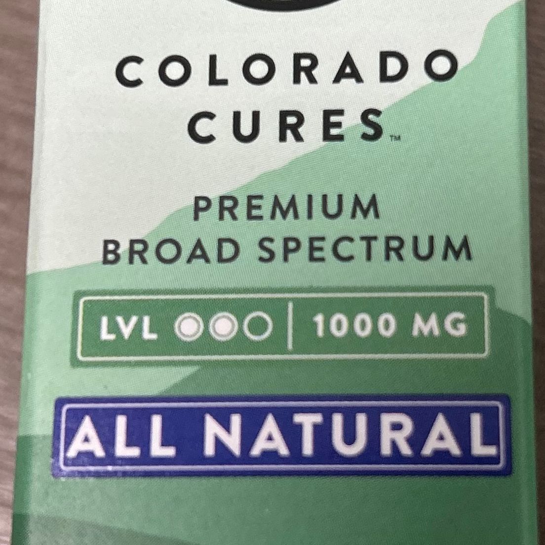 Colorado Cures - Tincture - Broad Spectrum All Natural - 1000mg