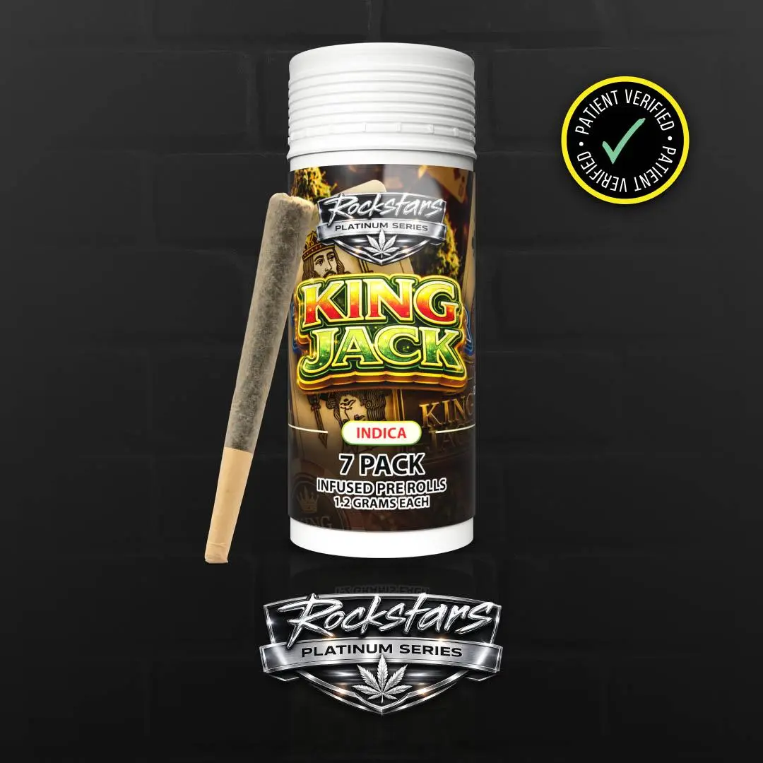 Rockstars - Infused Prerolls - 7 Pack - King Jack - 8.4g (I)