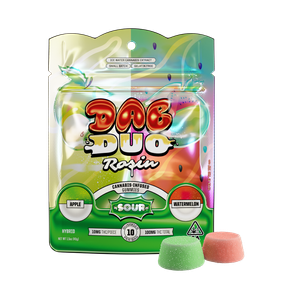 ABX | Gummies | 10pc | Dab Duos | Rosin | Sour Apple + Watermelon