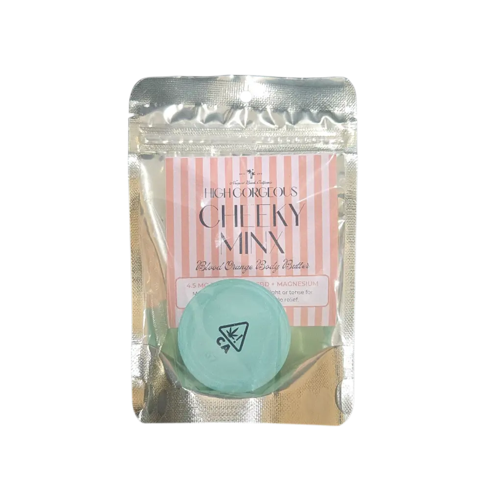 High Gorgeous | Body Butter | Single Use | CBD/THC | Cheeky Minx