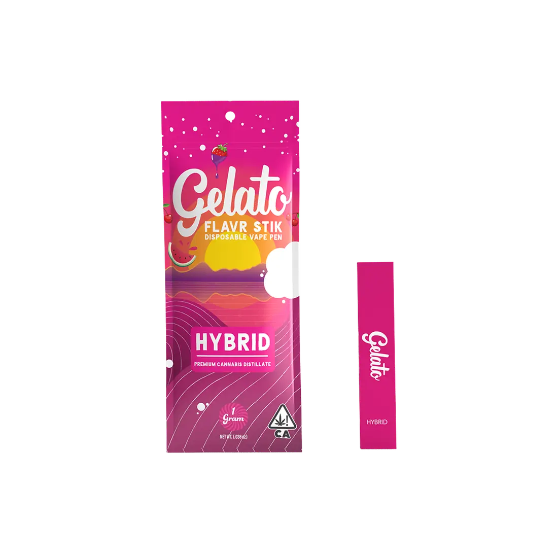 Gelato Flavors AIO Vape Gelato 1g