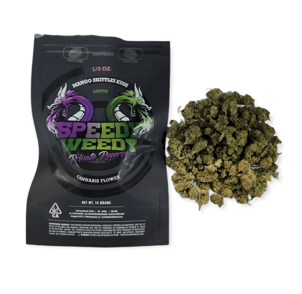 1. Speedy Weedy 14g Flower - Quality 8.5/10 - Dosilato Truffle (~31% THC)