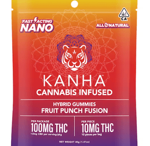 Kanha - NANO - Fruit Punch Fusion - Hybrid - 100mg THC - 40 g