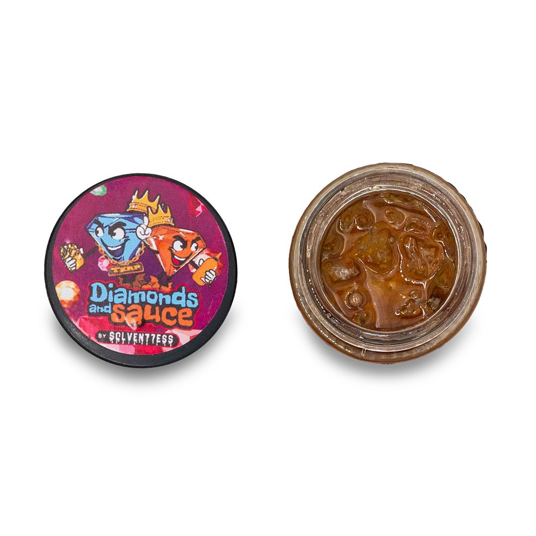 14G Blackwater Baller Jar of Diamonds & Sauce by Solvent7ess / Solventless