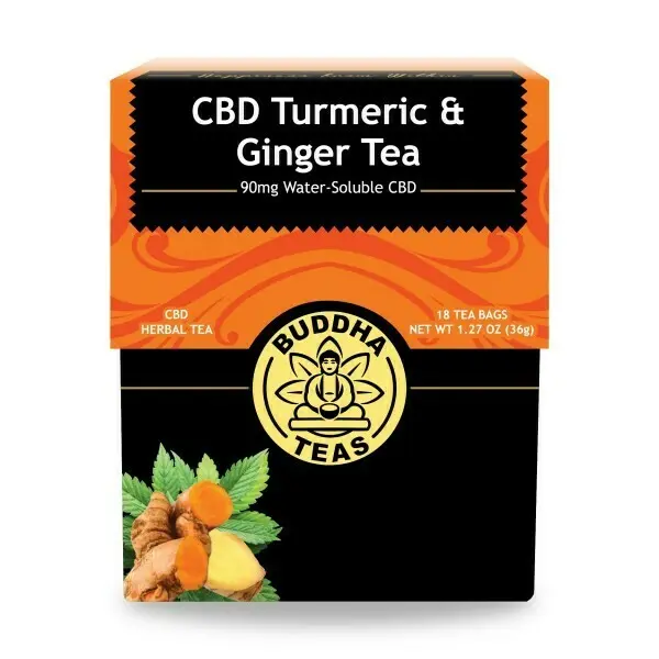 Buddha Turmeric & Ginger CBD Tea