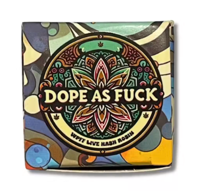 DOPE AS FUCK ROSIN- 1G TITZ OUT