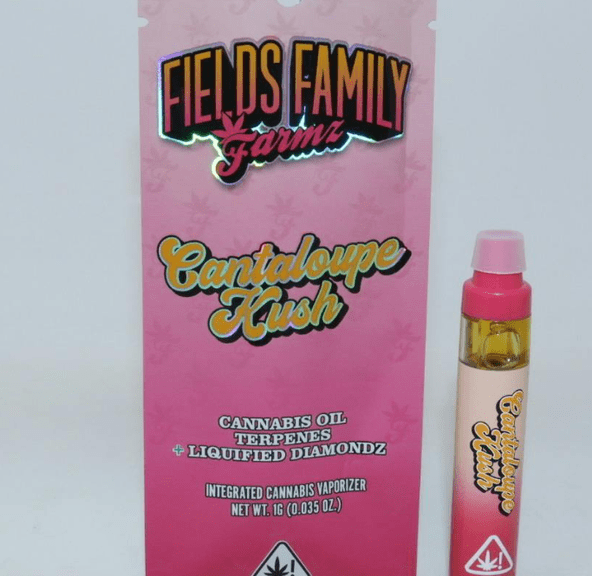 Fields Family Farmz - Cantaloupe Kush Liquid Diamondz - All In One 1 G Vape