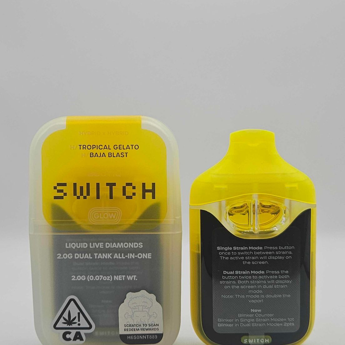 Boutiq Switch / Glow - Disposable - Tropical Gelato x Baja Blast - 2G
