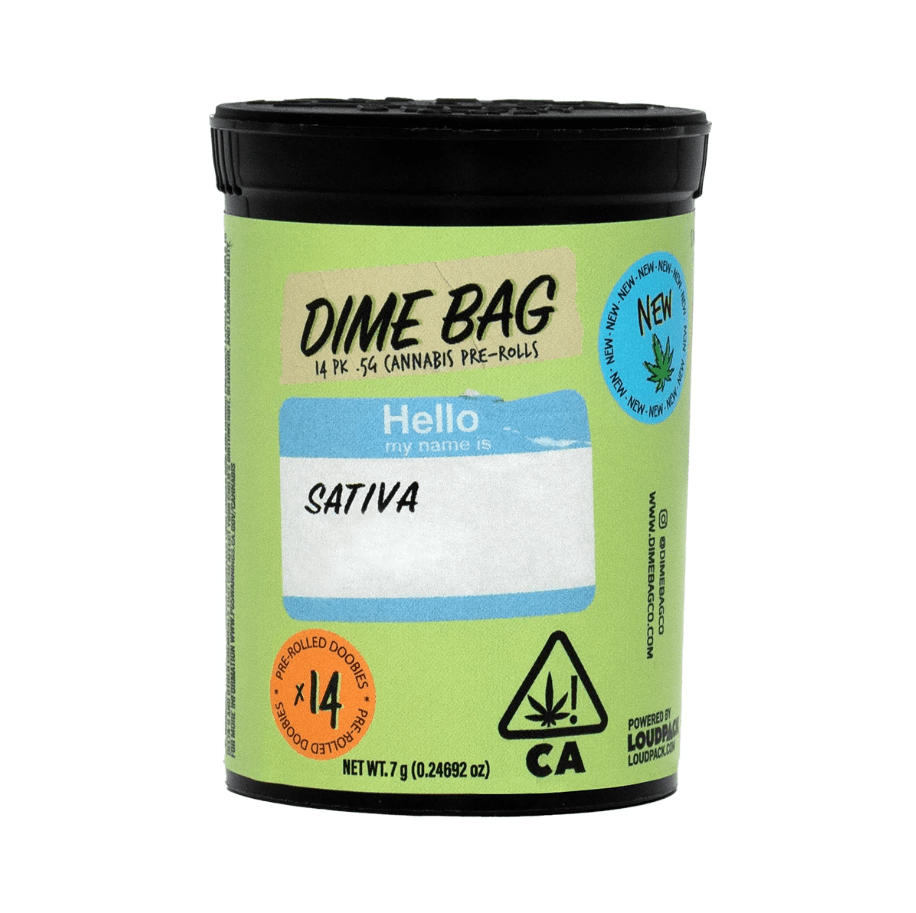 Dime Bag Pre-roll 14pk Kali Mist 7g