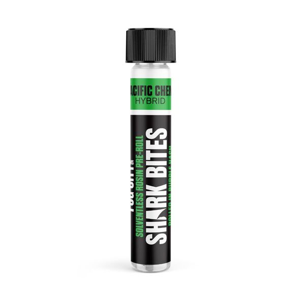 D. Fog City Farms 1.4g Shark Bites Rosin Infused Pre Roll - Strawberry Jam (S)