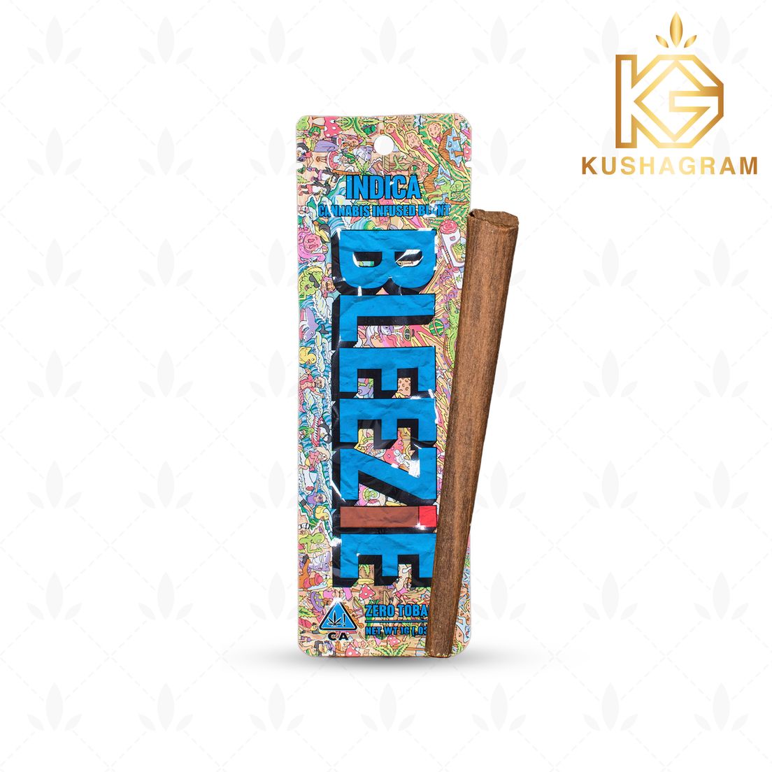 .⠀BLEEZIE 1 Gram Infused Pre-Rolled Blunt INDICA