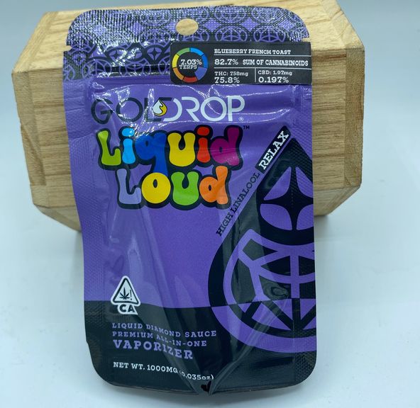 Gold Drop - Blueberry French Toast 1g Liquid Diamond CDT Disposable Vape