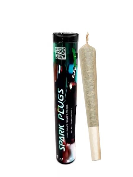 Canna-Fuel Spark Plugs Sour Pebbles 1g Indoor Preroll 24%