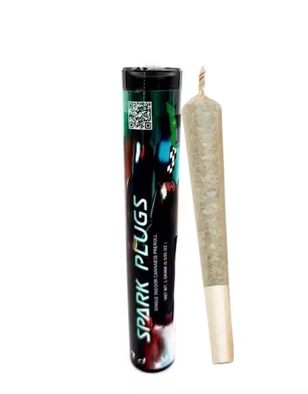 Canna-Fuel Spark Plugs Sour Pebbles 1g Indoor Preroll 24%