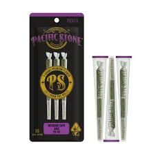 Pacific Stone- Indica Variety 3PK Prerolls 3g (I)