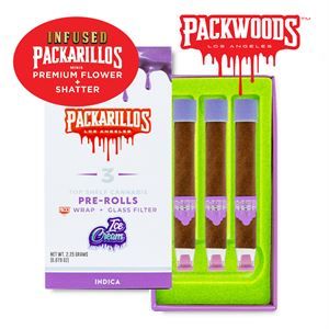 PACKARILLOS ICE CREAM INFUSED MINI BLUNTS 3 PACK