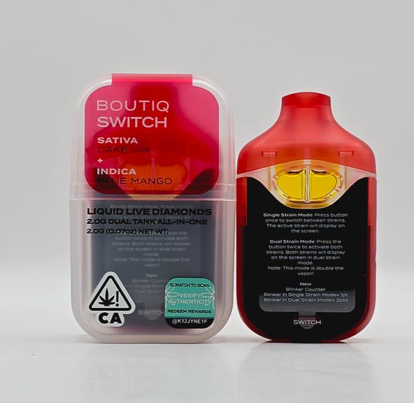 Boutiq - Disposable - Switch - Cake Mix x Blue Mango - 2g